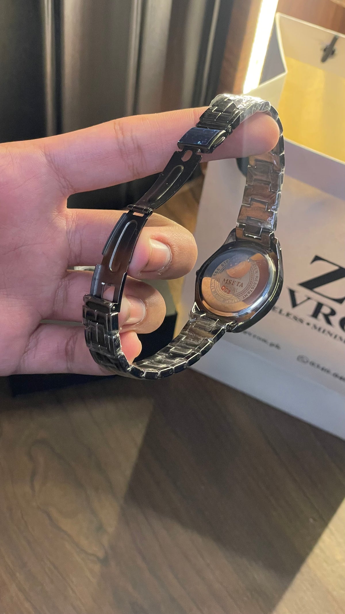 Women’s Black Stainless Steel Watch