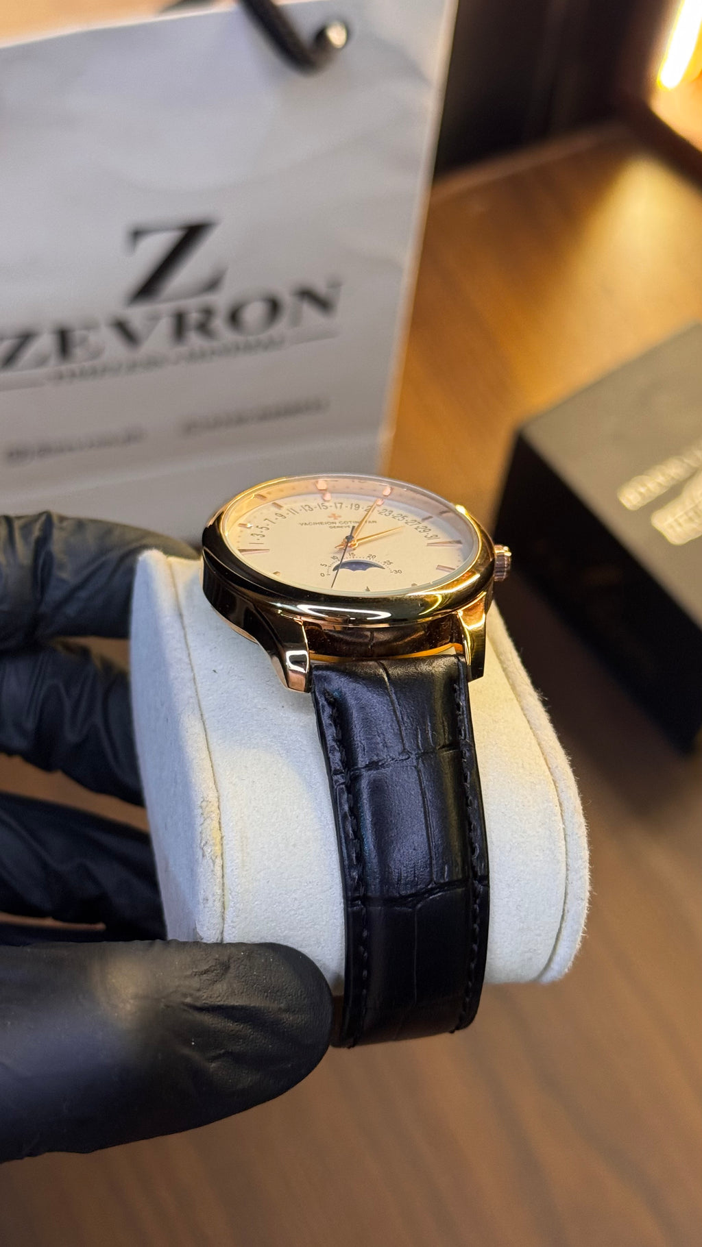 Moon Phase SemiAutomatic Watch