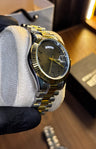 Rolex Day-Date Arabic Numeral Watch — Smoke Grey Dial