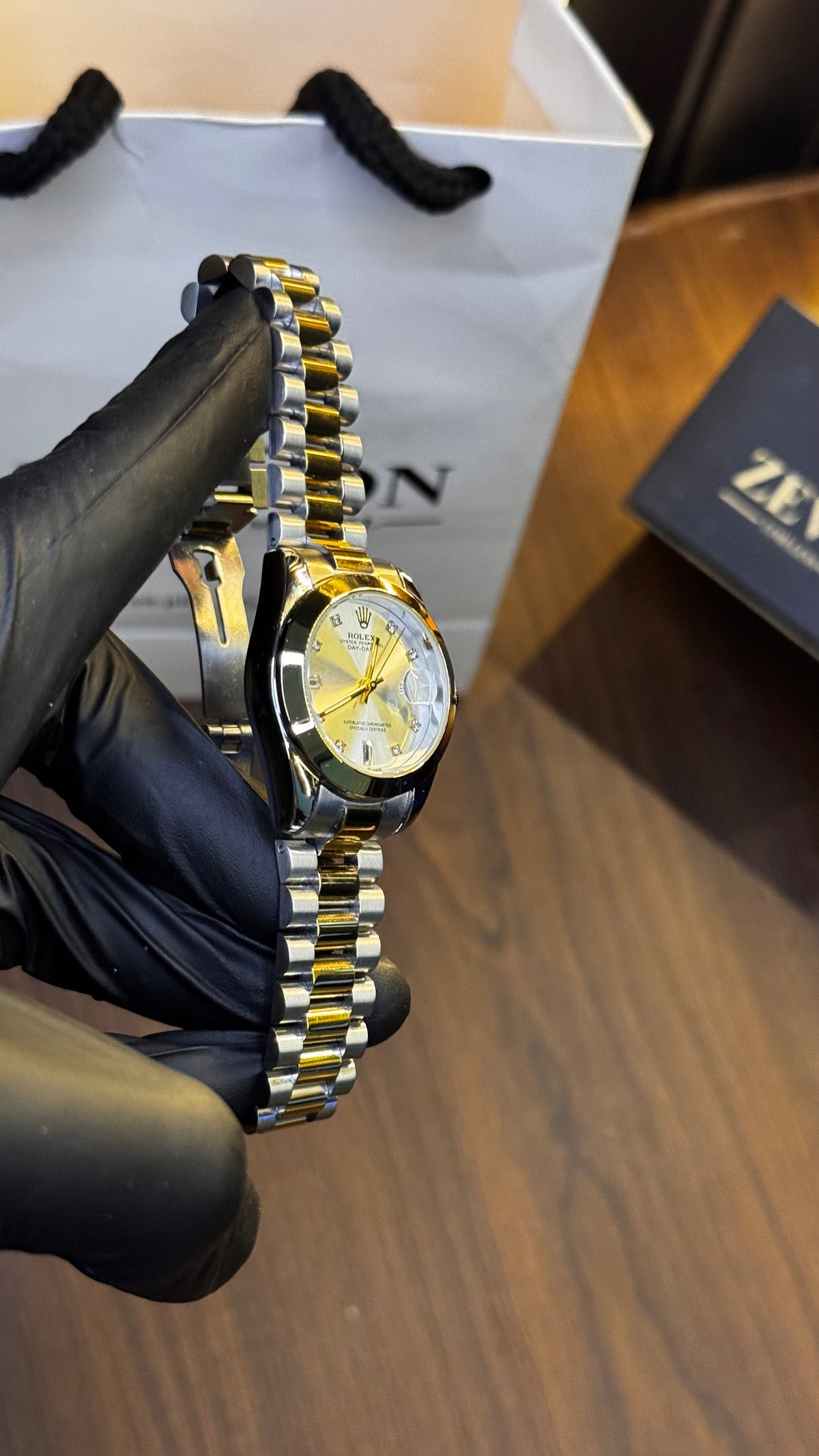 Rolex Ladies & Gents Couple Watch Set