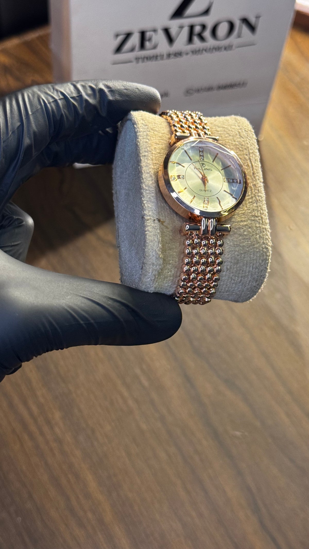 Rose Gold Quartz Watch