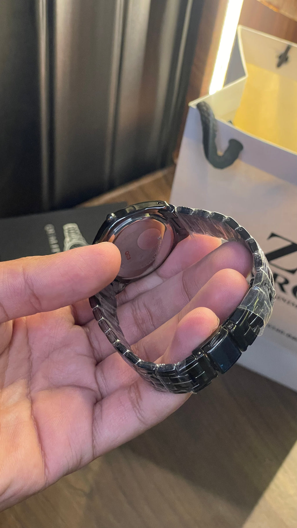 Women’s Black Stainless Steel Watch