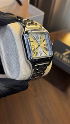 Cartier Santos Silver Watch