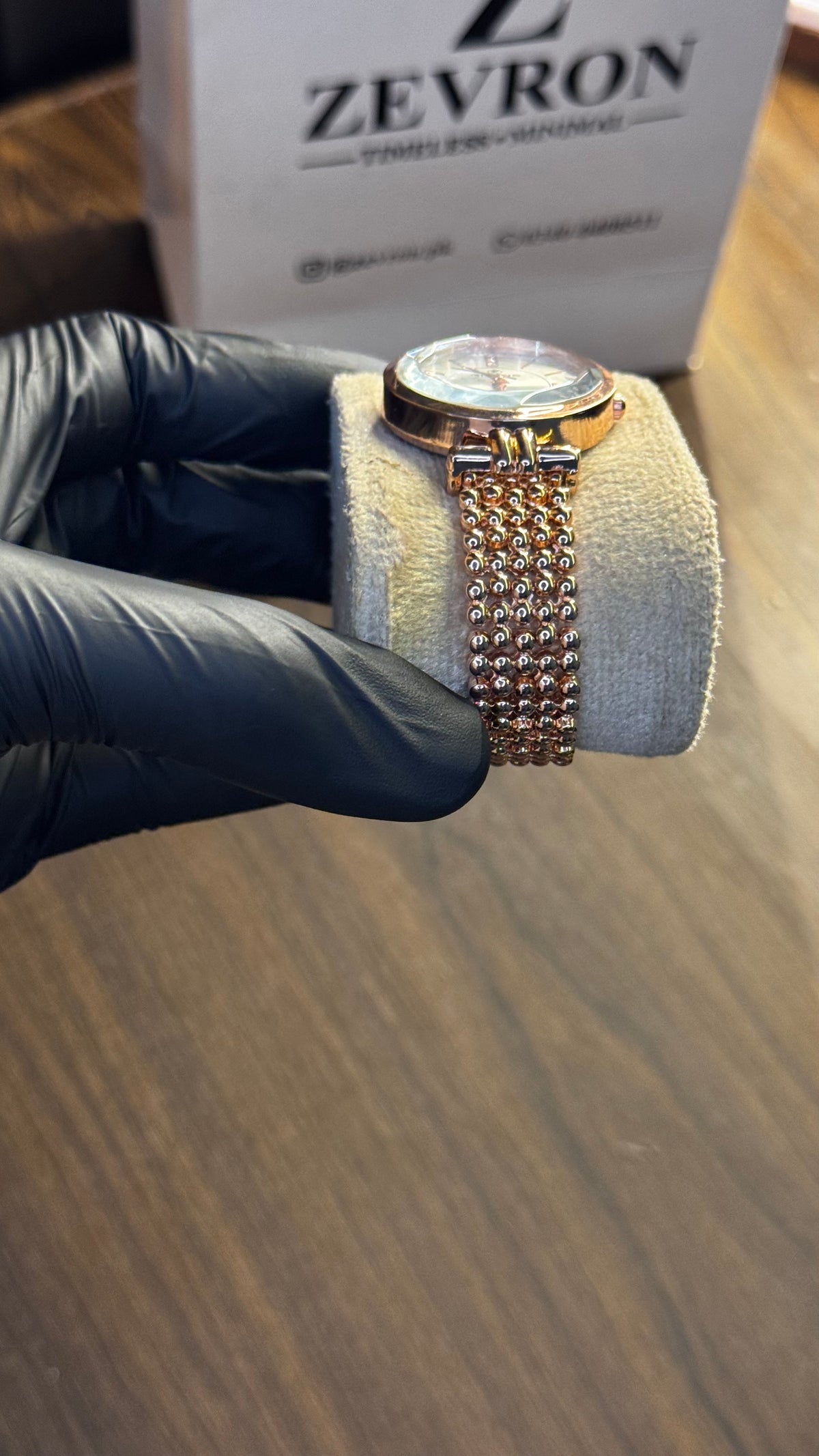 Rose Gold Quartz Watch