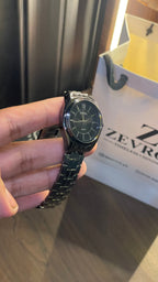 Women’s Black Stainless Steel Watch