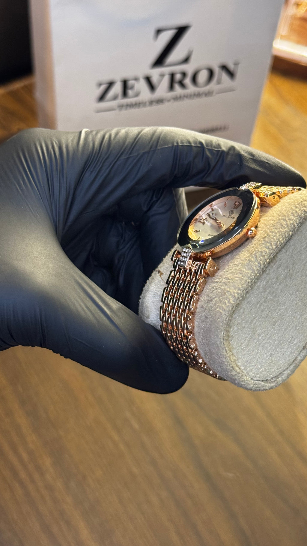 Rose Gold Grey Dial Watch